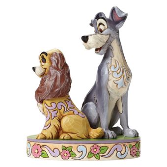 Statuette Disney La Belle et le Clochard 60ème anniversaire