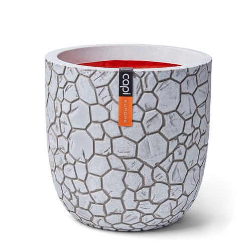 Capi Jardinière Ball Clay 43 x 41 cm Ivoire