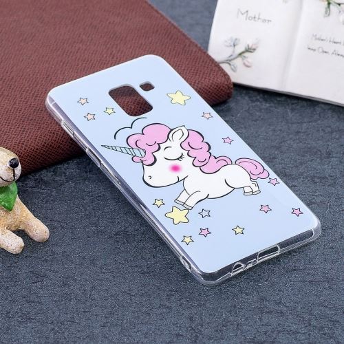 Galaxy A5 (2018) Coque Protection TPU Cheval Bleu ALS51425