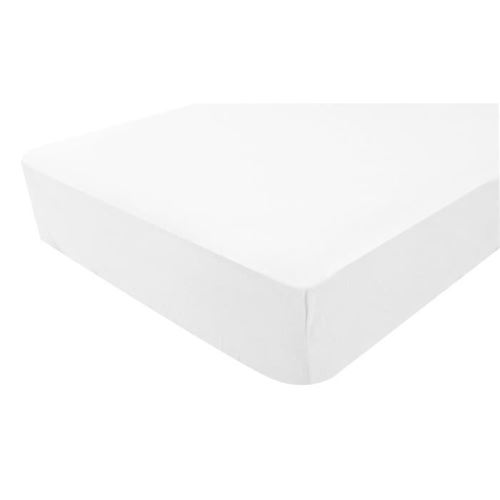 DOMIVA Drap-housse imperméable - Blanc - 60x120 cm