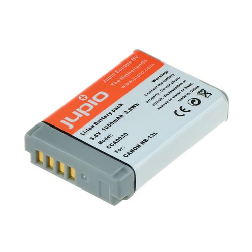 Jupio - Batterie - 1050 mAh - pour Canon PowerShot G1, G5, G7, G9, SX620, SX720, SX730, SX740