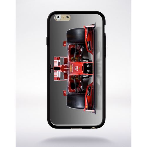 Coque Formule 1 Compatible Apple Iphone 6 Bord Noir Silicone