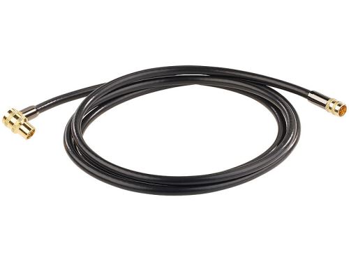 Câble satellite (fiches F) HDTV 105 dB à blindage renforcé - Coudé - 2 m