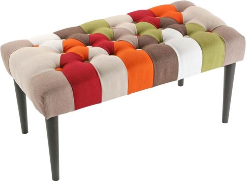 Versa - Bout de lit Patchwork vitaminé