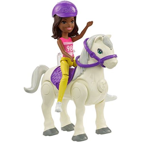 Barbie On The Go Horse Doll, Pink Yellow Outfit