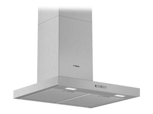 Hotte décorative murale 60cm 48db 590m3/h inox - DWB66BC50 - BOSCH