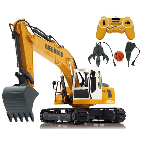 Jamara Jeu de construction &agrave; pelle guid&eacute; Liebherr R936 2,4 GHz 1:20