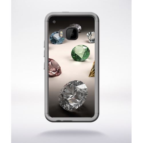 Coque Diamants Compatible Htc One M9 Transparent