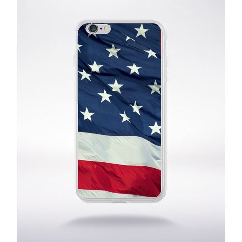 Coque Usa Compatible Iphone 6 Plus Transparent
