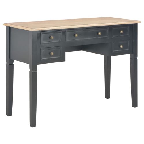 Bureau Noir 109,5 x 45 x 77,5 cm Bois