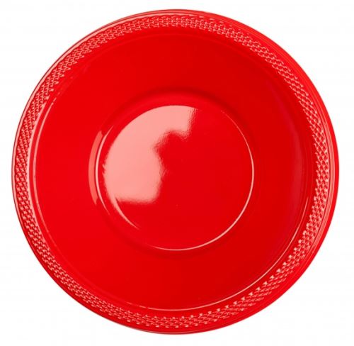 Amscan Bols de fête en plastique rouge 355 ml 20 pièces