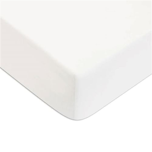 Lovely Casa DH44820001 Alicia Drap Housse Coton Blanc 200 x 180 cm