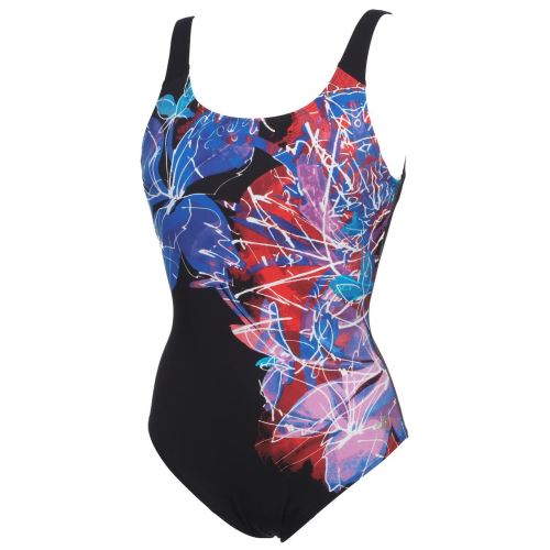 Maillot de bain 1 pièce Arena Nicol squared ventre plat Noir taille : 42 réf : 83075