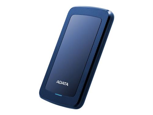 ADATA HV300 - Disque dur - 1 To - externe (portable) - USB 3.1 - AES 256 bits - bleu