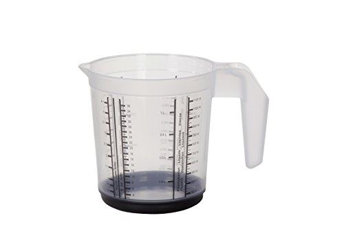 Keeeper 1049182615500 massimo verre mesureur polypropylène graphite 13,5 x 13,5 x 14 cm
