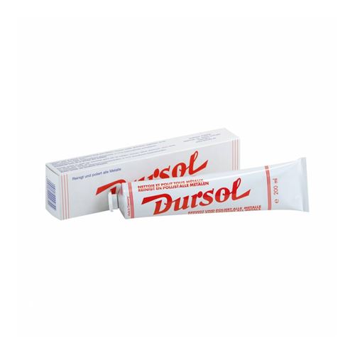 Polish metal autosol dursol (tube 200ml) (entretien tous metaux : alu, inox, acier...) (made in germany - qualite premium)