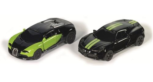 Siku ensemble de voiture de sport noir / vert (6309)