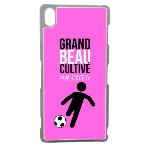 Coque transparente sony z3 grand beau cultiv mais footeux 9