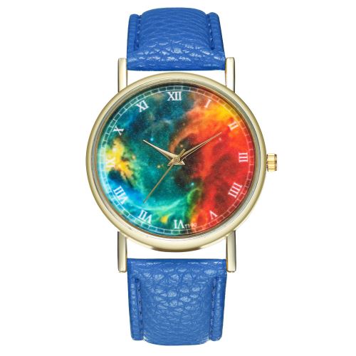 Version coréenne de la couleur coréenne de la montre coréenne T190-A des étudiants masculins et masculinsBleu foncé
