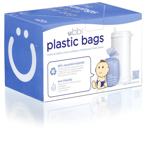 3-Pack Sacs Plastique - Blanc