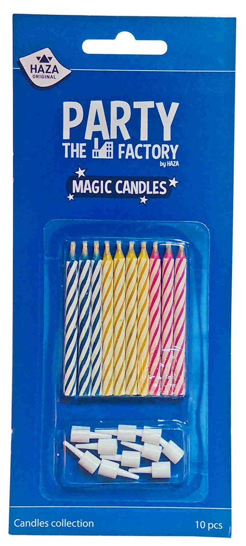 Bougie Bougies 10 pièces Magic Candle 5 packs
