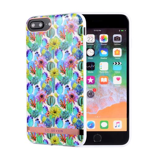 So Seven - Coque Mexico Cactus bleu: APPLE IPHONE 6+/7+/8+