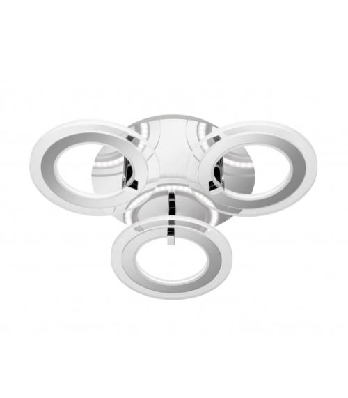 Plafonnier NOEMI chrome 3 ampoules LED