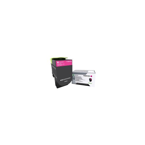 Lexmark 71B0H30 Toner laser Magenta cartouche toner et laser - Cartouches toner et laser (Toner laser, Magenta, 1 pièce(s))