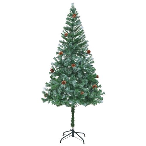 Vidaxl - Arbre de No&euml;l artificiel avec pommes de pin 180 cm n/a