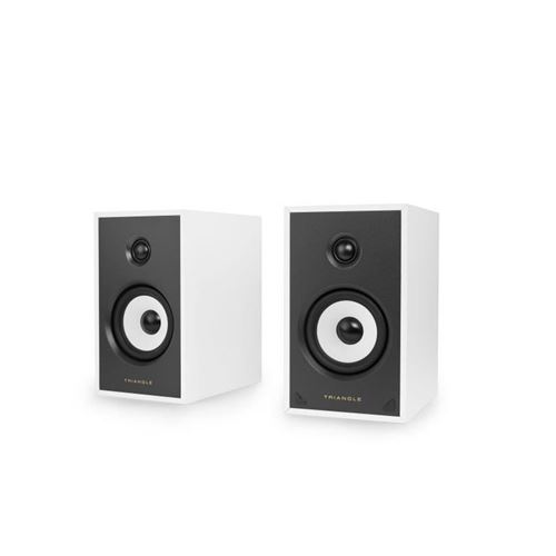 TRIANGLE SENSA SN03A Blanche - Paire Enceintes actives - Bluetooth Aptx - Amplification 2 x 50 Watts