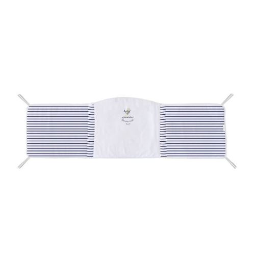 ABSORBA Tour de lit déhoussable Bord de mer - 100% coton