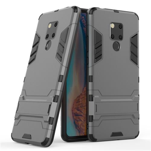 Coque en TPU hybride gris pour votre Huawei Mate 20 X