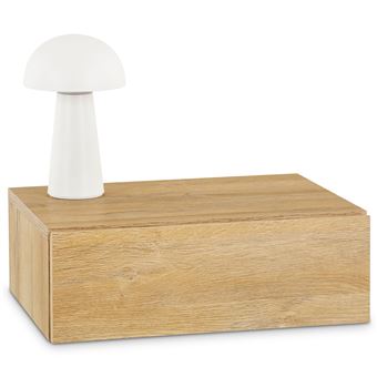 Chevet Suspendu Oceane En Melamine Decor Chene Sauvage Achat Prix Fnac