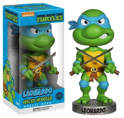 Figurine TMNT - Wacky Wobbler Leonardo 18cm