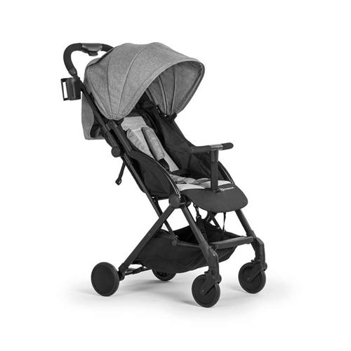 Poussette pliable compacte avec équipement bébé enfant PILOT | grise
