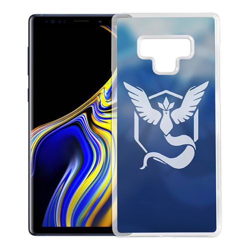Coque pour Samsung Galaxy Note 9 -  Pokémon Go Team Bleue Grunge