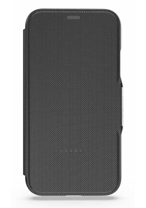 Gear4 D3O Oxford - Flip cover voor mobiele telefoon - polycarbonaat, D3O, thermoplastic polyurethaan (TPU) - zwart - voor Apple iPhone Xs Max