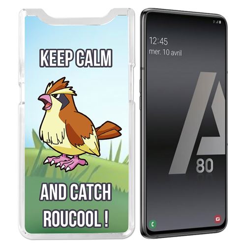 Coque pour Samsung Galaxy A80 / A90 -  Pokémon Go Catch Roucool