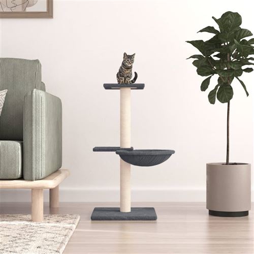 Meilleurs prix pour vidaXL Arbre à chat avec griffoirs en sisal gris foncé 72 cm