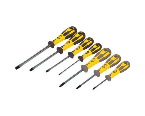 CK Tools T49162D Dextro Screwdriver Slotted & PH Set Of 7