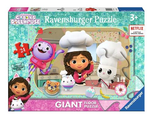 Non Communiqué Multicolore Puzzle Giant 24 Pieces - La Cuisine De Gabby - Gabby S Dollhouse