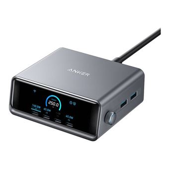 Station de recharge sans fil Anker MagGo 3 en 1 compatible avec MagSafe Qi2 15W noir - 1