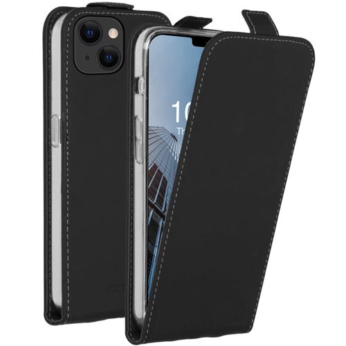 Accezz Protect Series - Étui à rabat pour téléphone portable - silicone, cuir artificiel - pour Apple iPhone 13