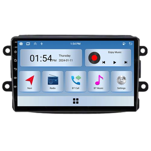 Autoradio RoverOne® Bluetooth CarPlay 2 Din 6Go RAM 128Go ROM pour Dacia Sandero Duster for Renault Captur Lada Xray 2 Logan 2 Dokker