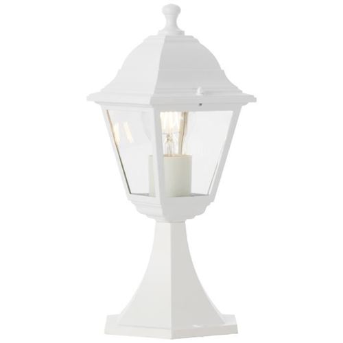 Non Communiqué Blanc Borne Extérieure Nissie - Brilliant - Métal/Verre - Ip44 - 1Xe27 60W
