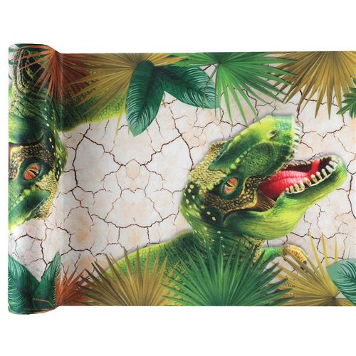 chemin de table intissé t-rex jurassic 30cmx5m - 000753600300099