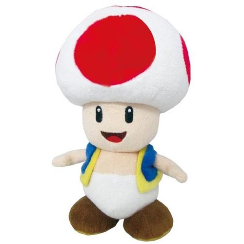 Peluche Nintendo - Super Mario - Toad rouge 20 cm - Peluche - Achat & prix