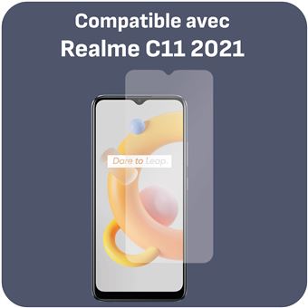 Cazy Protection d’Écran compatible avec Realme C11 (2021) - Protection d’Écran en Verre Tr - 1