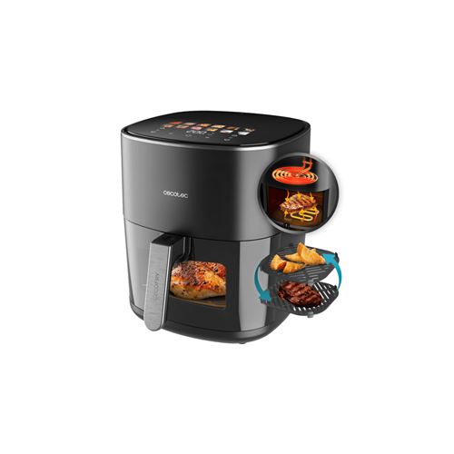 Friteuse à air chaud Cecotec Cecofry&Grill Duoheat 6500 Simple 6,5 L Indépendante 2200 W Noir