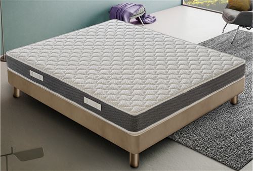 Non Communiqué Matelas Ressorts Ensachés 120X200 Cm Accueil Mousse Hr Epaisseur 22 Cm